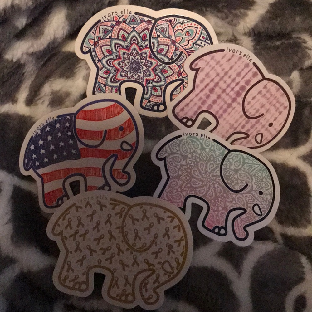 Ivory Ella sticker pack